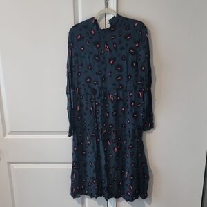 NBW Dark Green Leopard Dress